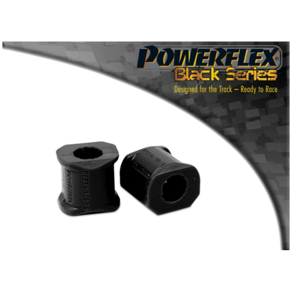 Powerflex Fiat Uno incl. Turbo (1983-1995)    Boccola interna barra antirollio anteriore 18mm Fig.3 (2) PFF16-106BLK