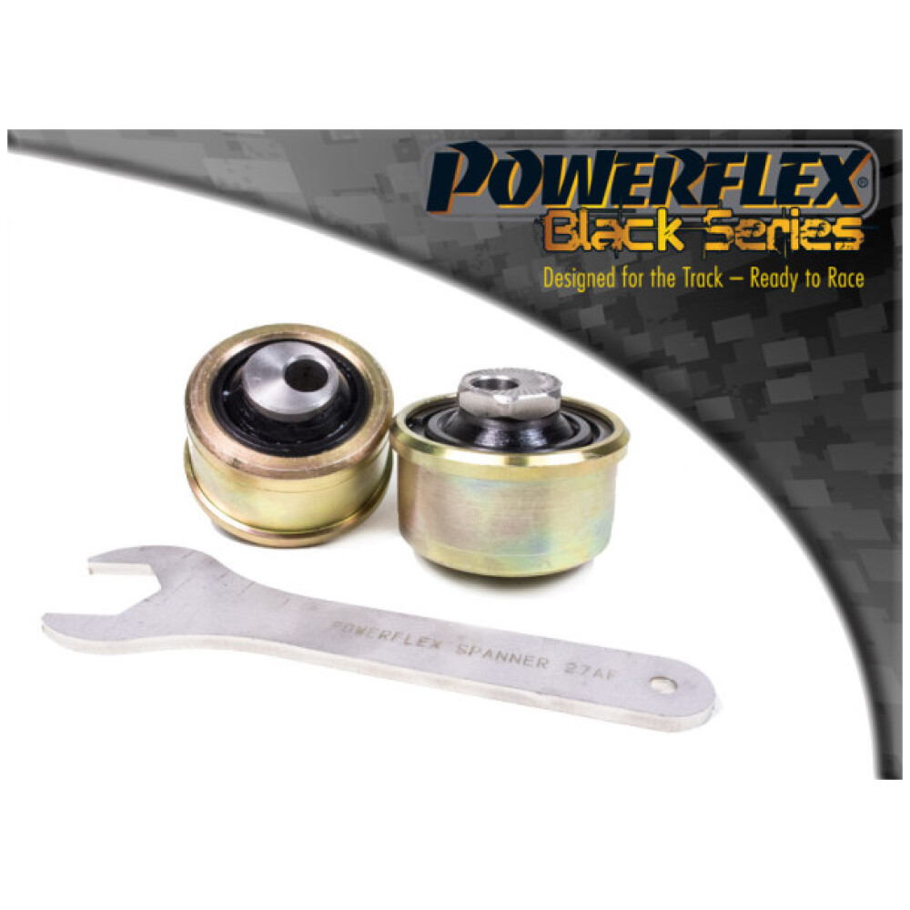 Powerflex Fiat Panda Gen 2 169 4WD (2003-2012)   Boccola posteriore del braccio anteriore, regolazione anti-sollevamento e caster Fig.2 (2) PFF16-502GBLK