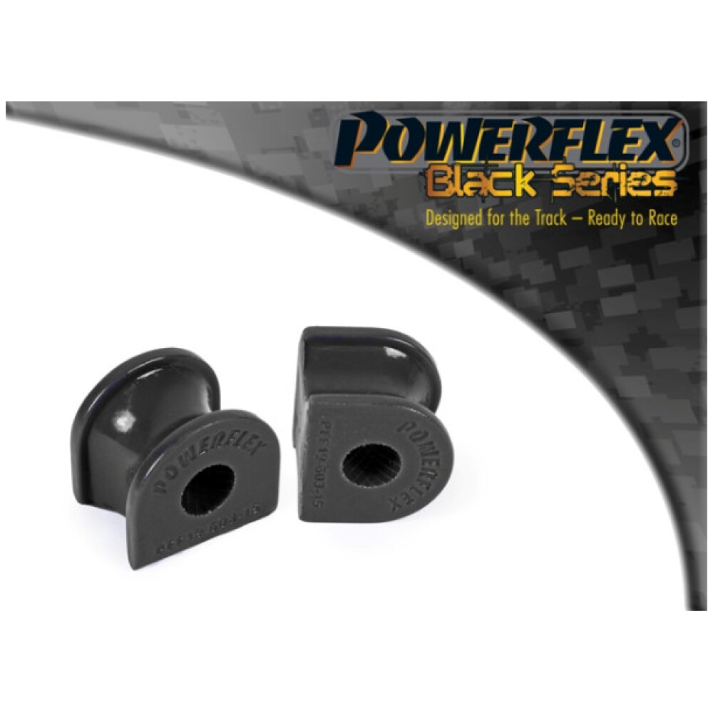 Powerflex Ford  Fiesta Mk4 (1995 - 1999) & Mk5 (1999 - 2002)   Boccola barra antirollio anteriore 15mm Fig.3 (2) PFF19-603-15BLK
