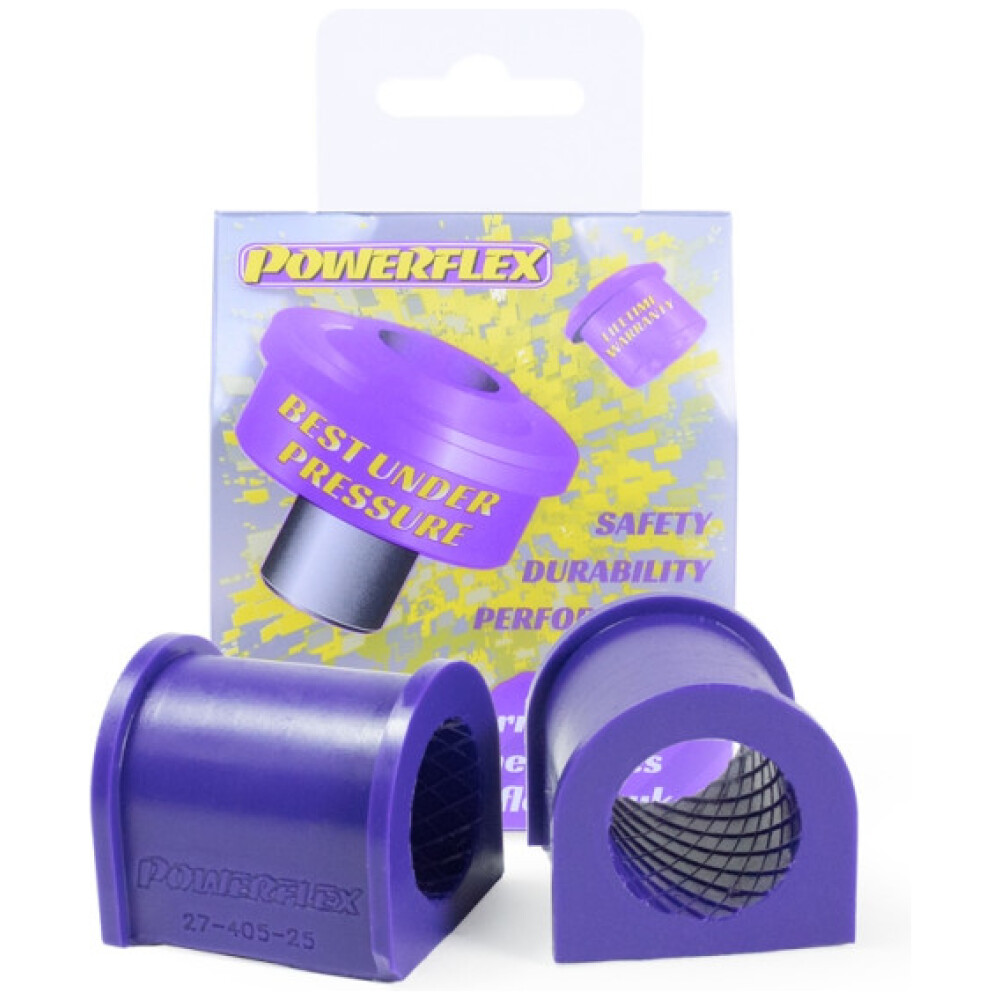 Powerflex Jaguar (Daimler) XJ6, XJ6R - X300 & X306 (1994 - 1997)    Supporto barra antirollio anteriore 25mm Fig.4 (2) PFF27-405-25