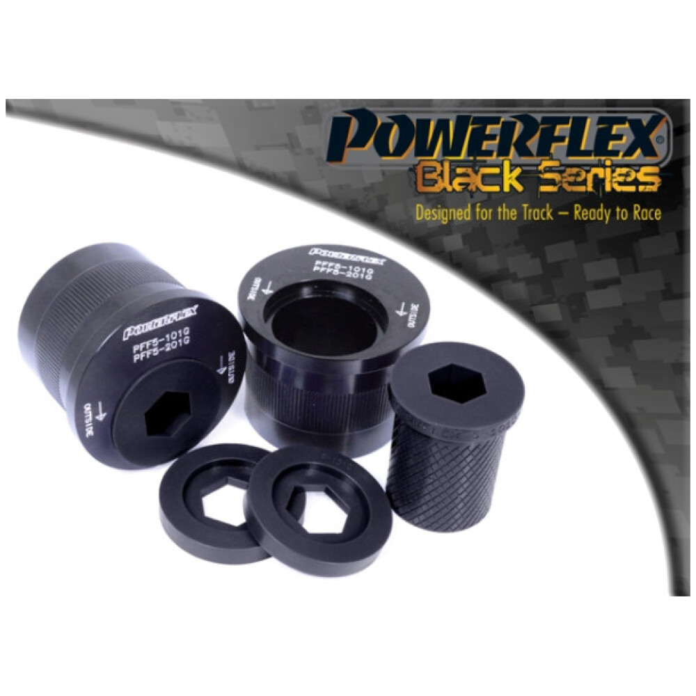 Powerflex Mini R56/57 Gen 2 (2006 - 2013)    Boccola posteriore del braccio oscillante anteriore, caster regolato Fig.1 (2) PFF5-201GBLK