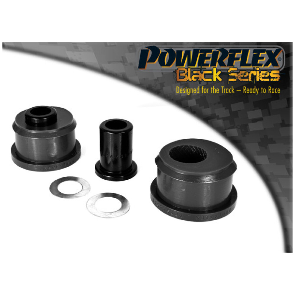 Powerflex BMW Serie 3 E30 incl. M3 (1982 - 1991)   Braccio oscillante inferiore anteriore Boccola posteriore Caster Offset Fig.1 (2) PFF5-303BLK