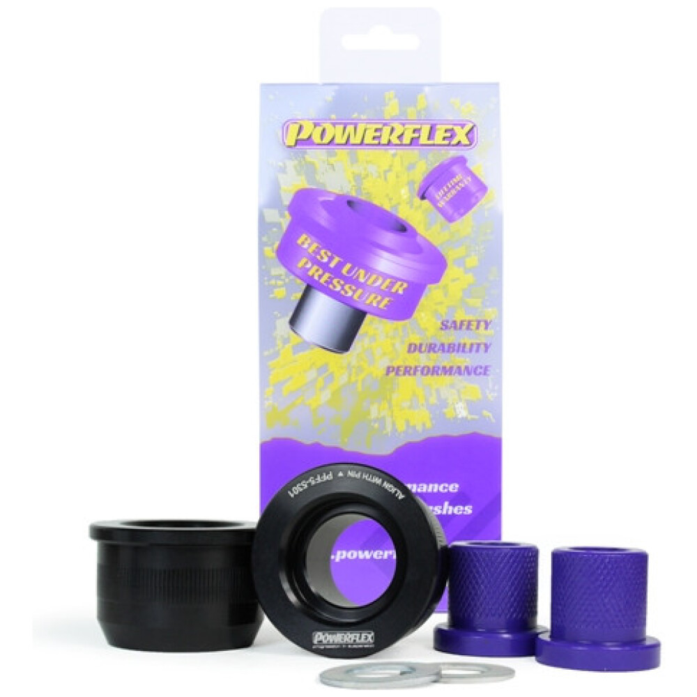 Powerflex BMW Serie 3 E30 incl. M3 (1982 - 1991)   Boccola posteriore del braccio oscillante anteriore, esterna in alluminio (concentrica) Fig.1 (2) PFF5-5301