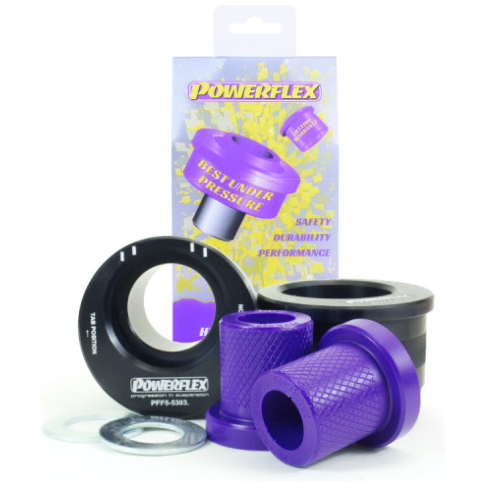 Powerflex BMW Serie 3 E30 incl. M3 (1982 - 1991)   Boccola posteriore del braccio oscillante anteriore, offset caster esterno in alluminio Fig.1 (2) PFF5-5303