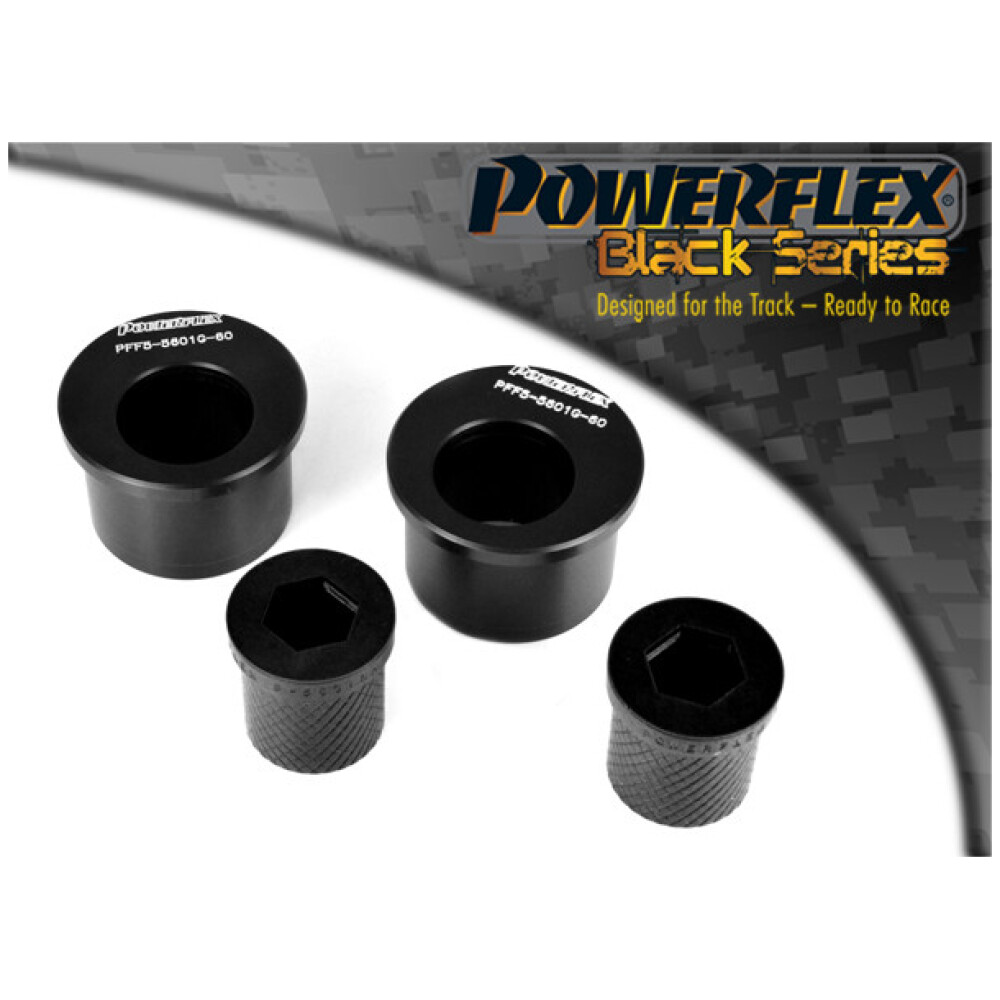 Powerflex BMW Serie 3  E46 Compact  Boccola posteriore del braccio oscillante anteriore, offset caster Fig.1 (2) PFF5-5601G-60BLK