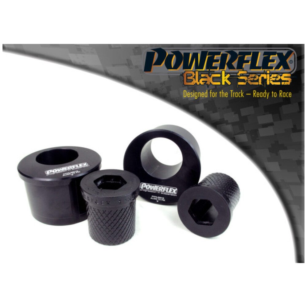 Powerflex BMW Serie 3  E46 Compact  Boccola posteriore del braccio oscillante anteriore, offset caster Fig.1 (2) PFF5-5601GBLK