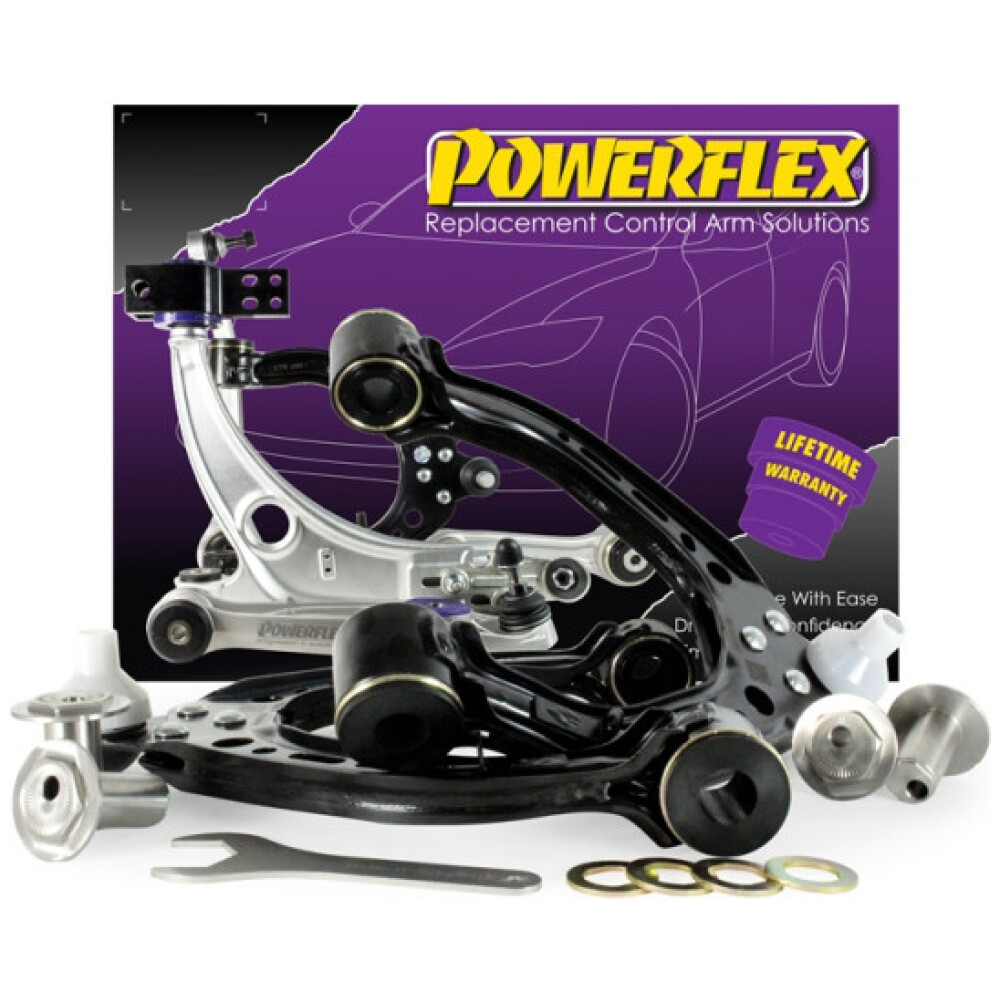 Powerflex Tesla Model S (2012 - in poi)    Braccio di controllo superiore anteriore con kit boccole regolabile in campanatura Fig.4 (2) PFF75K-504G