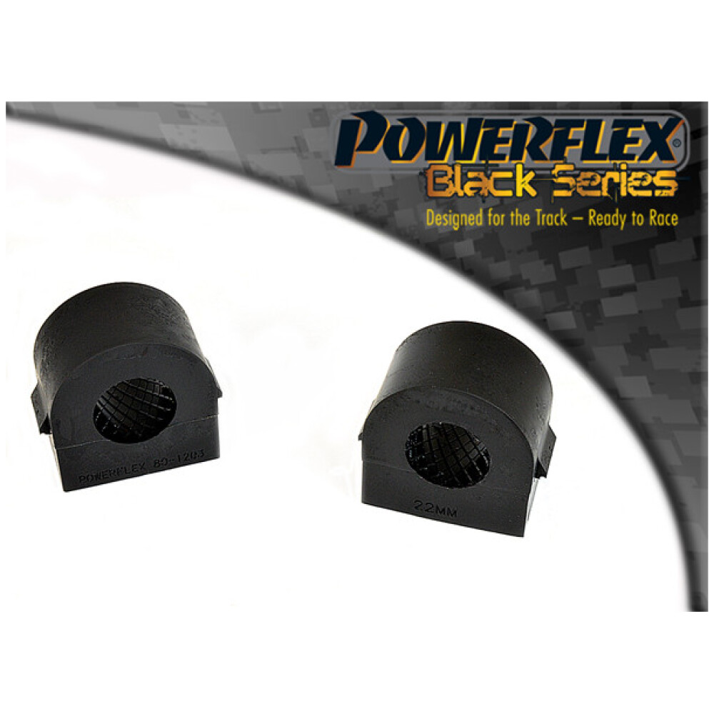 Powerflex Vauxhall / Opel  Astra MK5 - Astra H (2004 - 2010)   Boccola di montaggio della barra antirollio anteriore 22 mm (2 pezzi) Fig.3 (2) PFF80-1203-22BLK