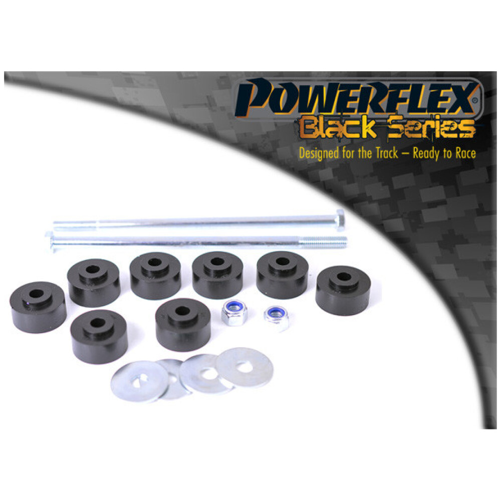Powerflex Vauxhall / Opel  Astra MK2 - Kadett E (1985 - 1991)   Boccola di collegamento della barra antirollio anteriore con bullone Fig.4 (2) PFF80-308BLK