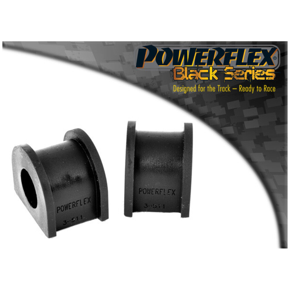 Powerflex Audi  80, 90 Quattro incl. Avant (1992-1996), S2 incl. Avant B4, RS2 B4 (1994-1996)   Supporto barra antirollio posteriore 16mm Fig.10 (2) PFR3-511-16BLK