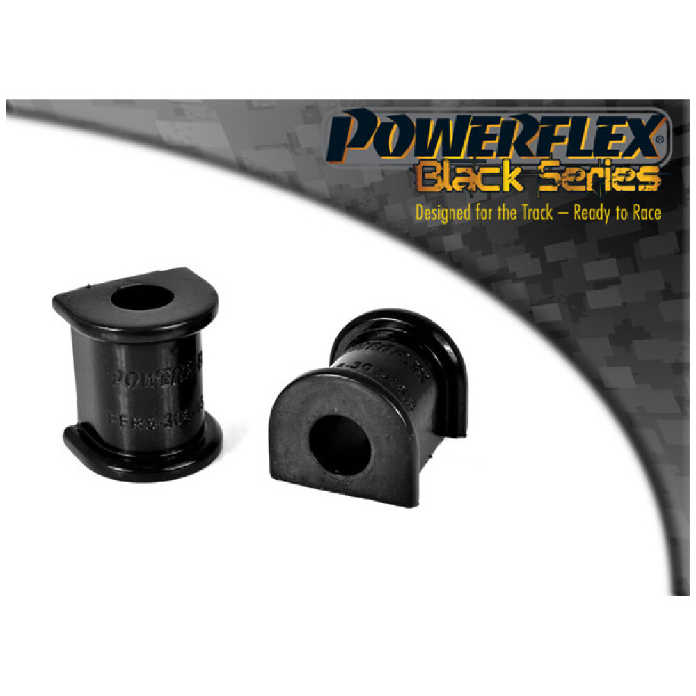 Powerflex BMW Serie 3 E30 incl. M3 (1982 - 1991)   Boccola di montaggio della barra antirollio posteriore 15,5 mm Fig.6 (2) PFR5-308-15.5BLK