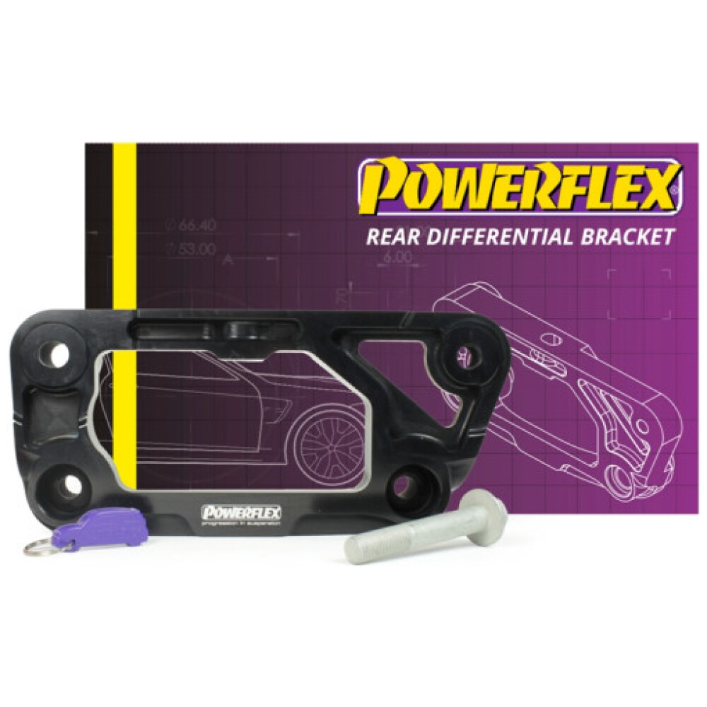 Powerflex BMW Serie 2 F87 M2 Coupe (2015 in poi)   Staffa differenziale posteriore a doppio montaggio Fig.30 (1) PFR5-4030