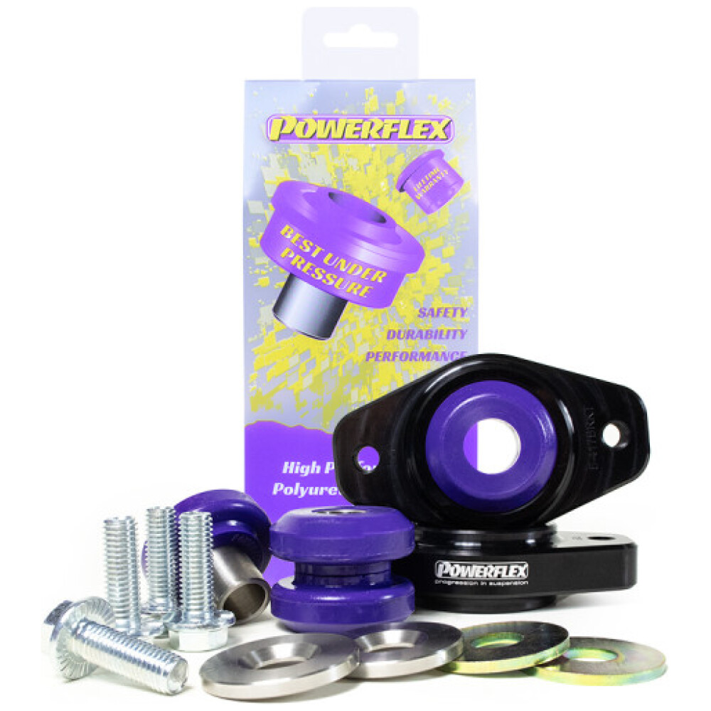 Powerflex BMW Serie 1 E81, E82, E87 & E88 (2004 - 2013)   Boccola e staffa di montaggio dell'ammortizzatore inferiore posteriore Fig.17 (2) PFR5-417