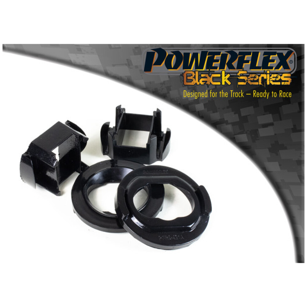 Powerflex BMW Serie 1 E81, E82, E87 & E88 (2004 - 2013)   Inserto di montaggio posteriore del telaio ausiliario posteriore Fig.20 (2) PFR5-421BLK