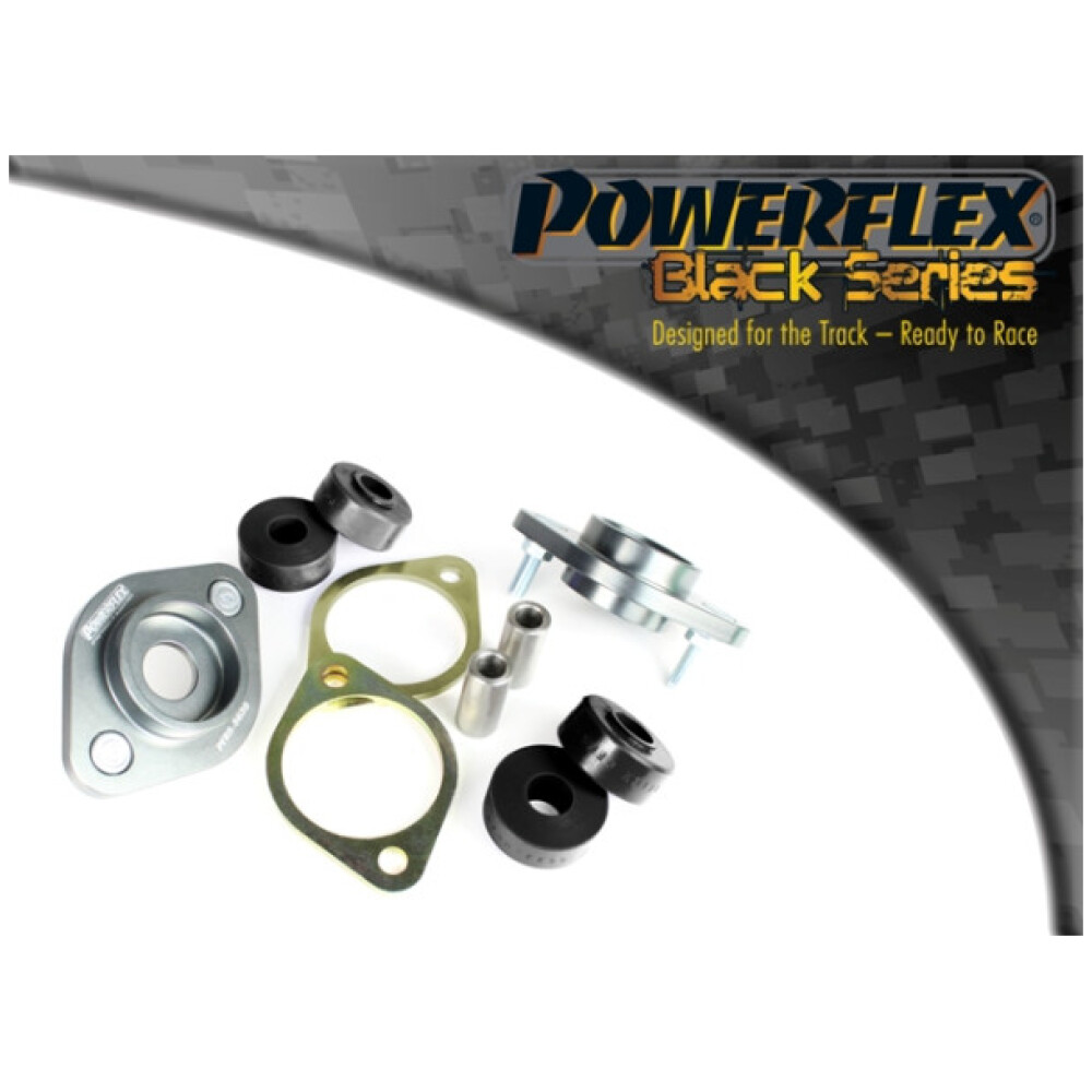 Powerflex BMW Serie 3 E30 incl. M3 (1982 - 1991)   Supporto superiore ammortizzatore posteriore e boccola 10mm Fig.30 (2) PFR5-5630-10BLK
