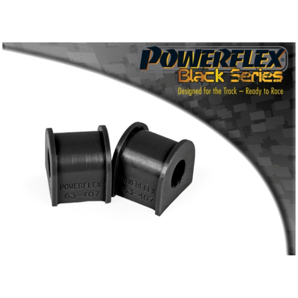 Powerflex Rover 200 (1989 - 1998), 400 (1990 - 1998)    Supporto barra antirollio posteriore 15mm Fig.12 (2) PFR63-407-15BLK