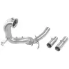 Alpha Competition downpipe skat libero scatalizzato Volkswagen Golf Mk8 GTI 3 AC MK8 DP