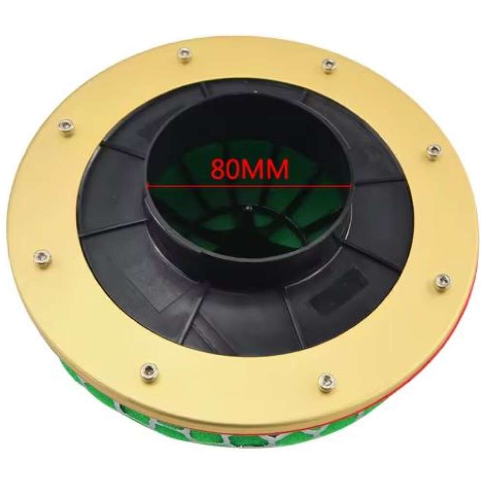 Filtro aria universale a fungo imbocco 80mm aspirazione - immagine 2