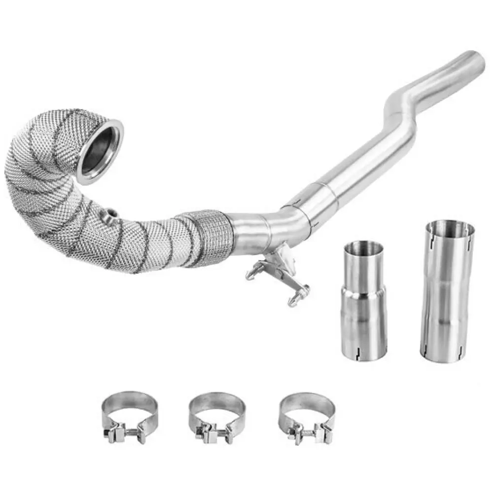 Alpha Competition downpipe skat libero scatalizzato Volkswagen Golf Mk7 R / Audi S3 8V / Seat Leon 3 Cupra 4WD trazione integrale 4x4 - immagine 2