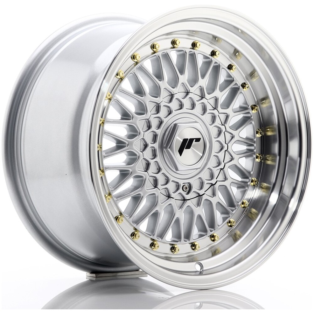 JR Wheels JR9 16x9 ET20 4x100/108 Silver w/ Machined Lip
