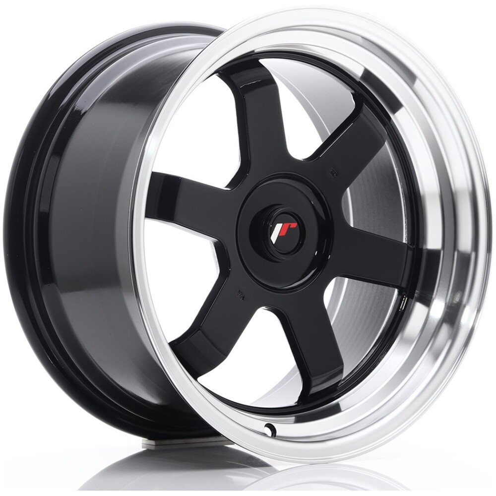 JR Wheels JR12 17x9 ET25 BLANK Gloss Black