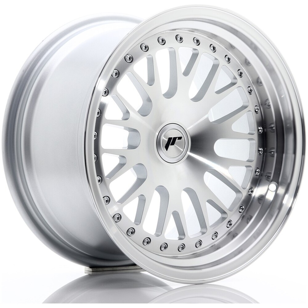 JR Wheels JR10 16x9 ET10-20 BLANK Silver Machined Face