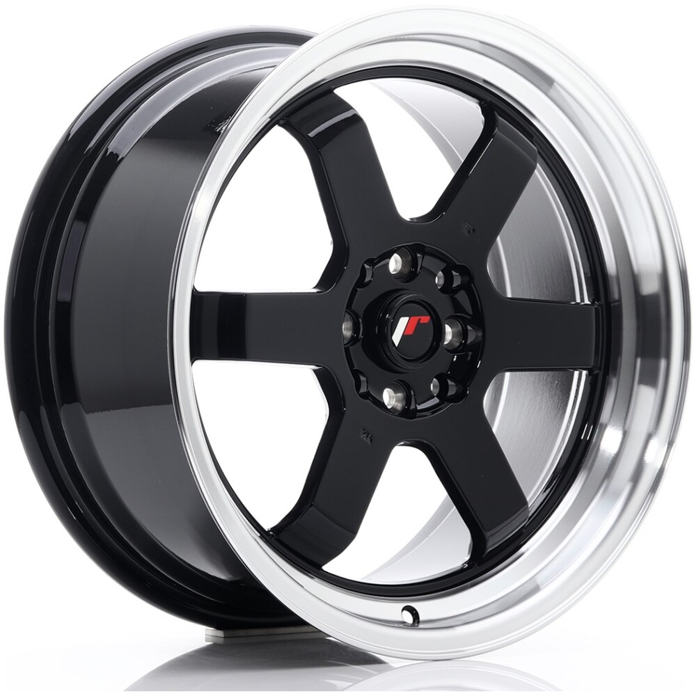 JR Wheels JR12 17x8 ET35 5x112/120 Gloss Black