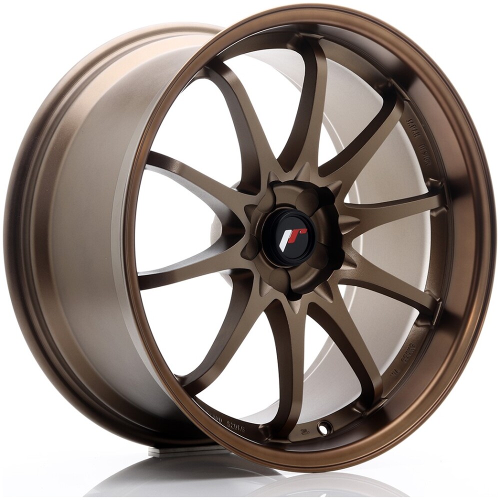 JR Wheels JR5 19x9.5 ET12-36 5H BLANK Dark Anodized Bronze