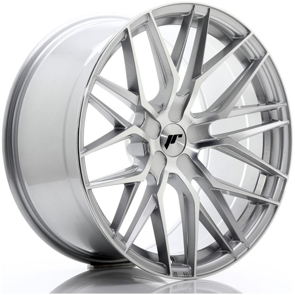 JR Wheels JR28 20x10 ET20-40 5H BLANK Silver Machined Face