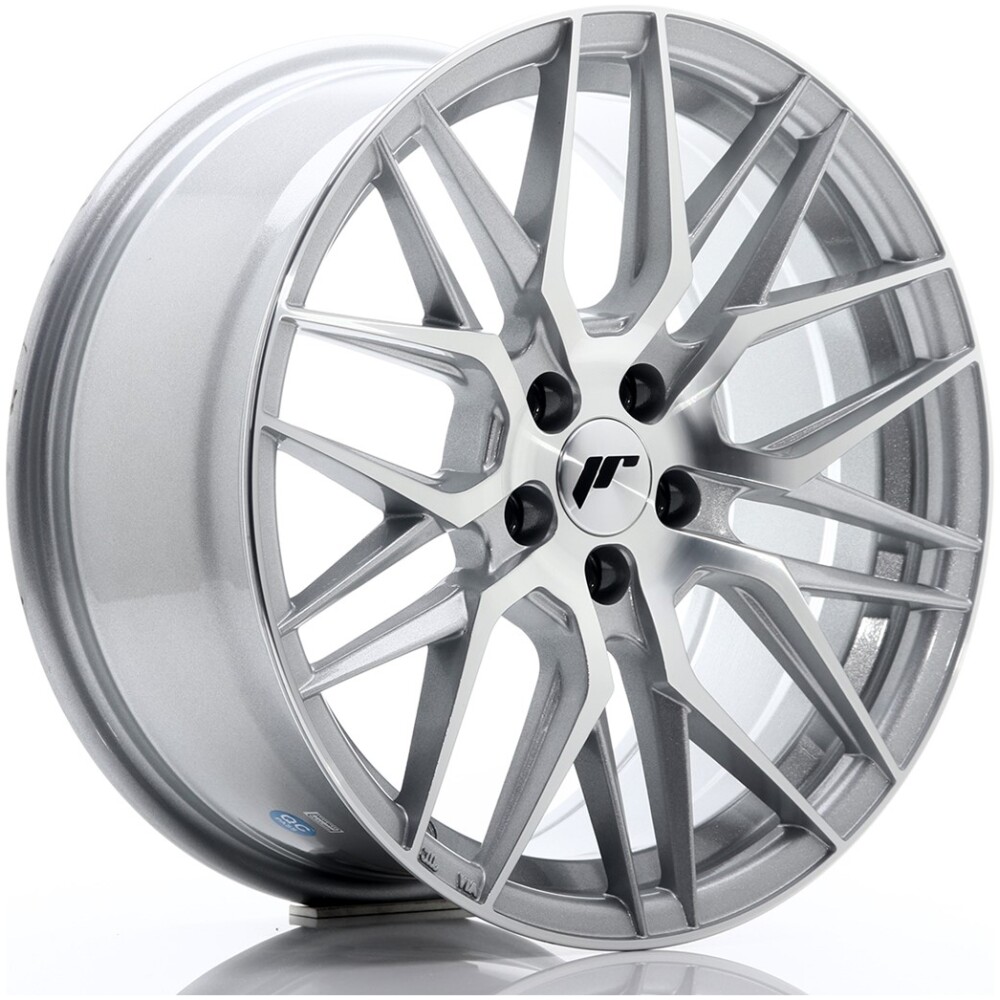 JR Wheels JR28 17x8 ET40 5x114,3 Silver Machined Face