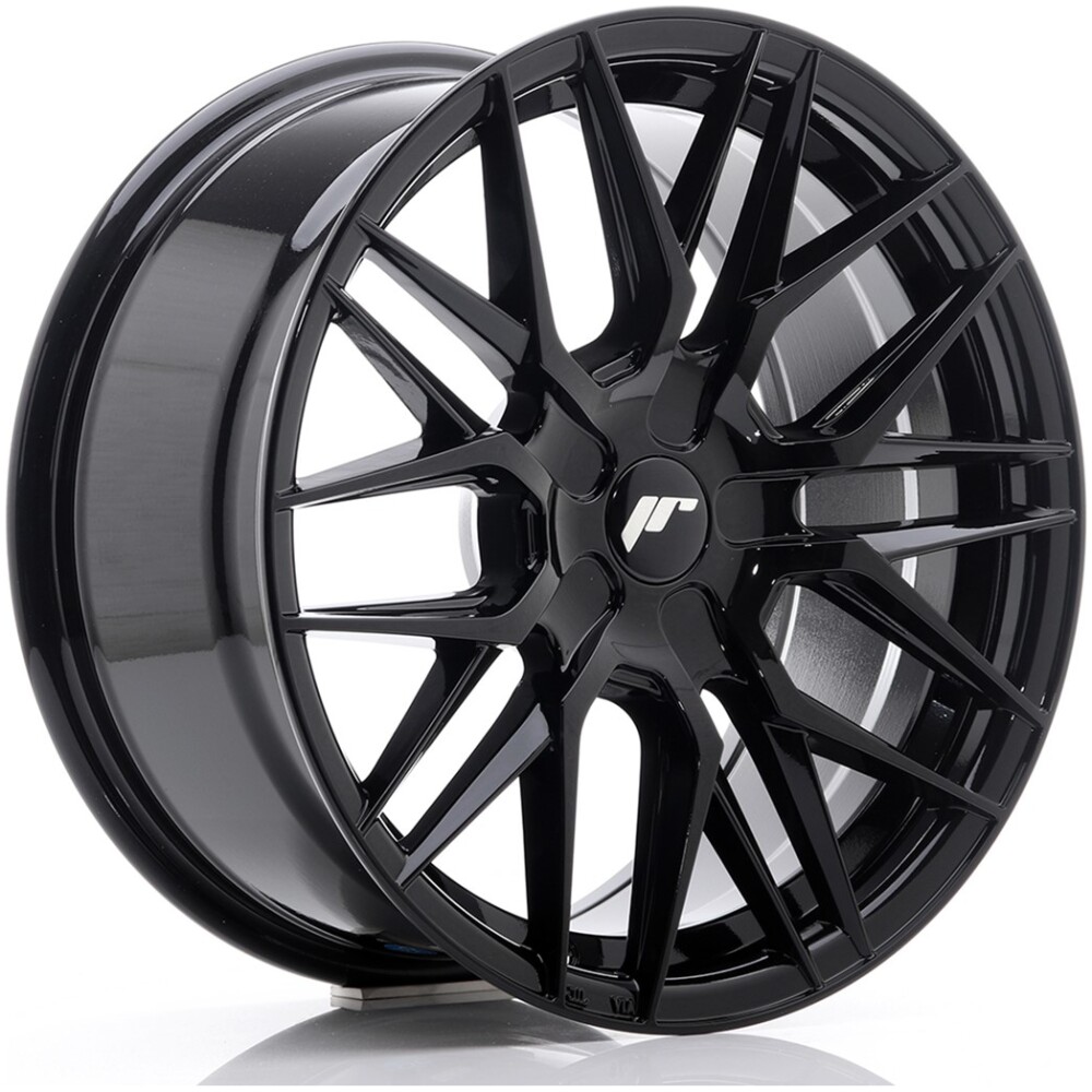 JR Wheels JR28 17x8 ET25-40 BLANK Gloss Black