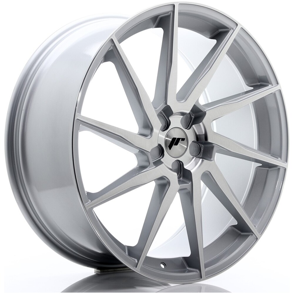 JR Wheels JR36 23x10 ET30-55 5H BLANK Silver Brushed Face