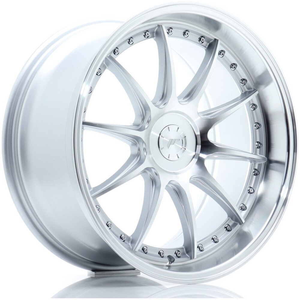 JR Wheels JR41 19x9,5 ET12-22 5H BLANK Silver Machined Face