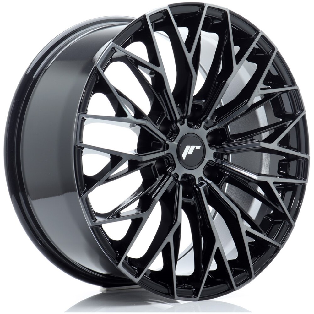 JR Wheels JRX12 20x9 ET20 6x139.7 Black Machined w/ Tinted Face