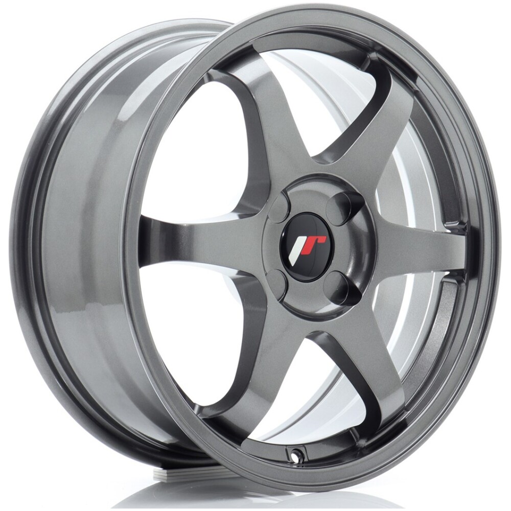 JR Wheels JR3 17x7 ET20-42 4H BLANK Gun Metal