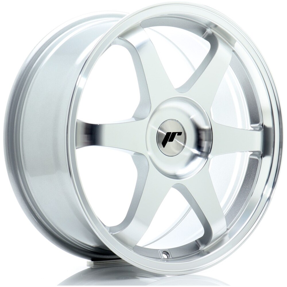 JR Wheels JR3 18x8 ET20-45 BLANK Silver Machined Face