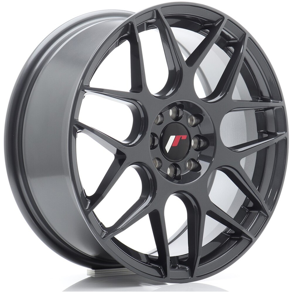 JR Wheels JR18 17x7 ET40 4x100/108 Hyper Gray