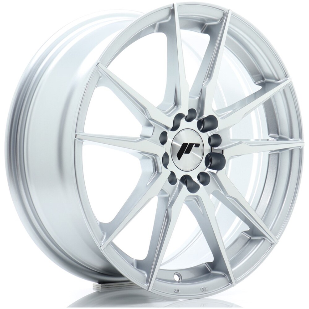 JR Wheels JR21 17x7 ET40 5x108/112 Silver Machined Face
