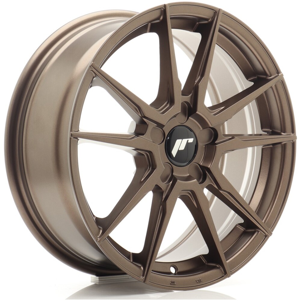 JR Wheels JR21 17x7 ET20-40 5H BLANK Matt Bronze