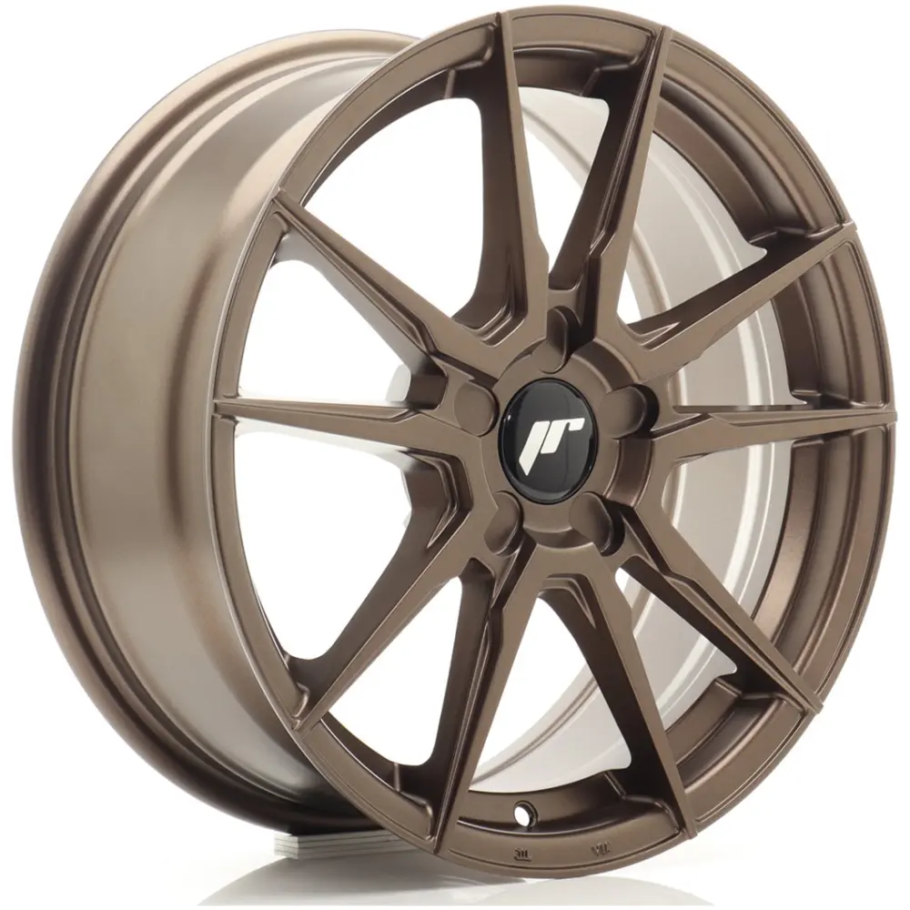 JR Wheels JR21 17x7 ET20-40 5H BLANK Matt Bronze