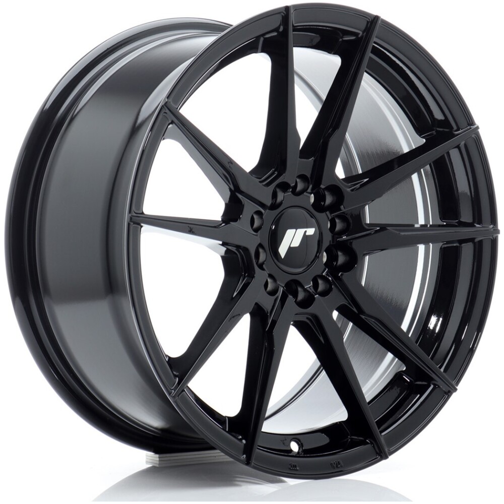 JR Wheels JR21 17x8 ET35 5x110/120 Gloss Black