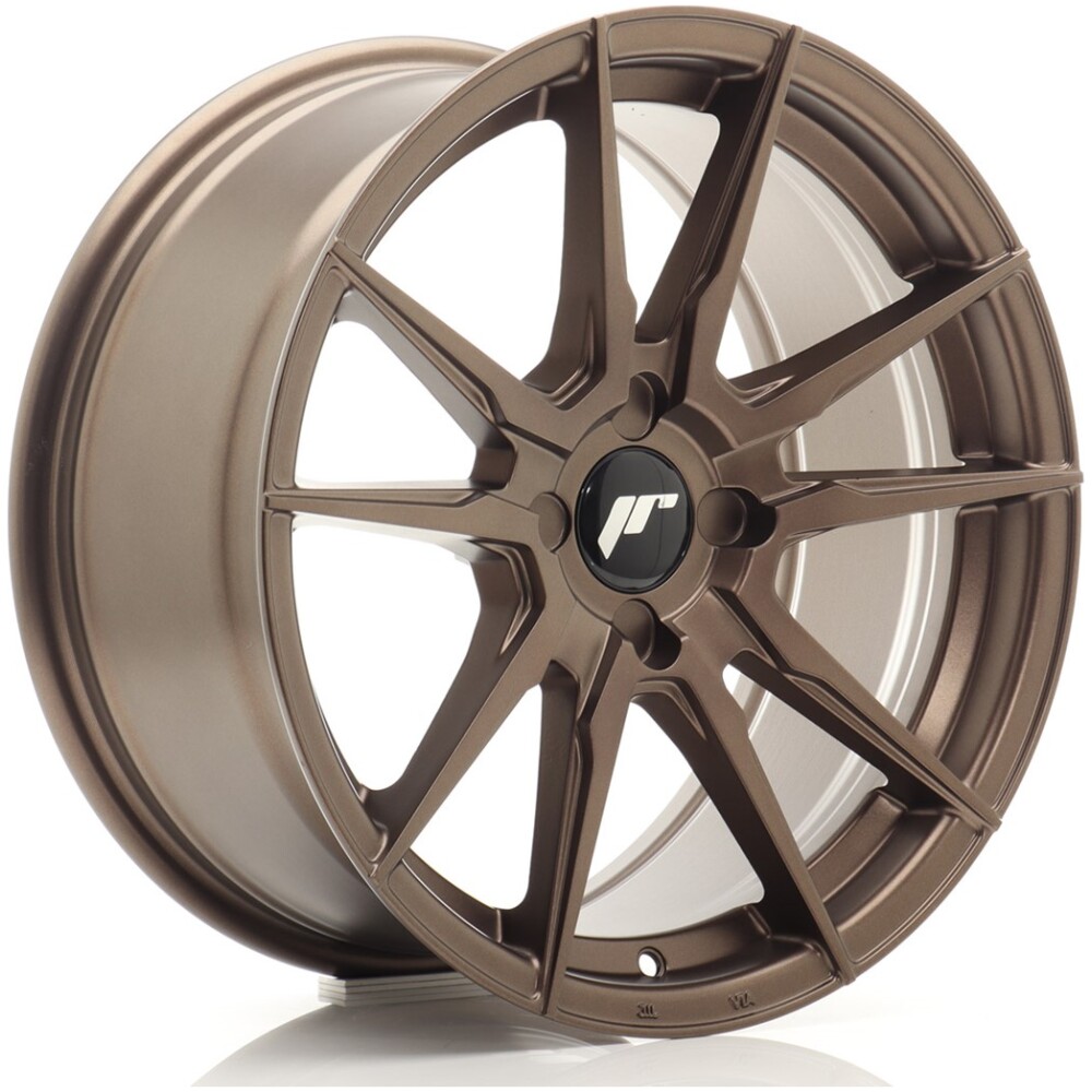 JR Wheels JR21 17x8 ET20-35 4H BLANK Matt Bronze