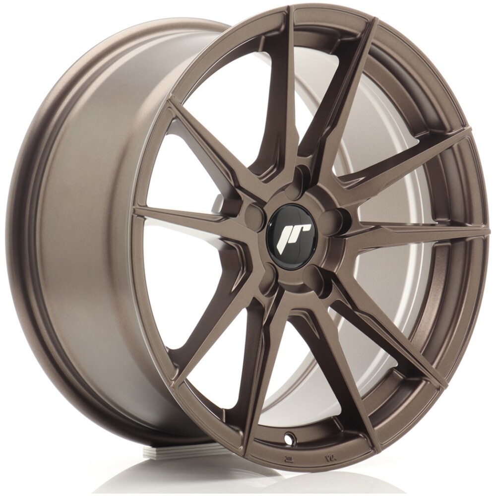 JR Wheels JR21 17x8 ET20-35 5H BLANK Matt Bronze