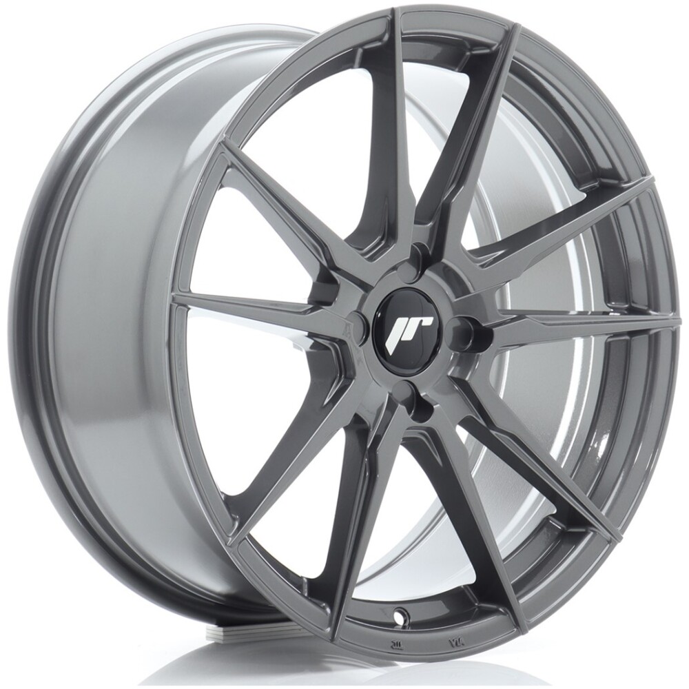 JR Wheels JR21 18x8 ET20-40 4H BLANK Hyper Gray