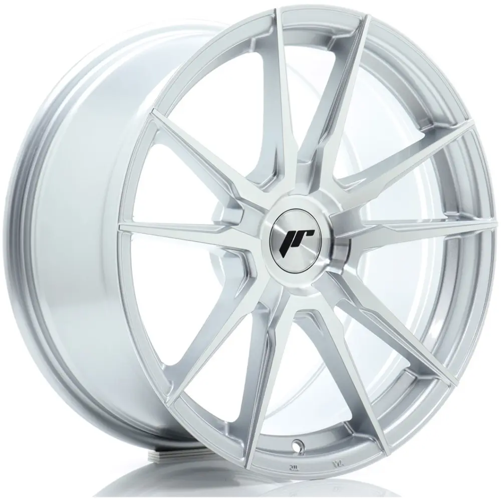 JR Wheels JR21 18x8 ET37 5x100 Silver Machined