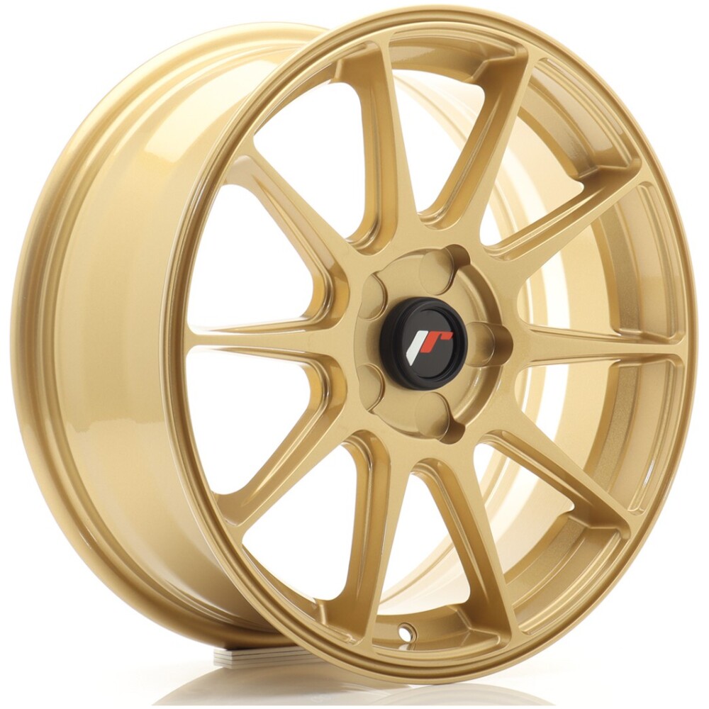 JR Wheels JR11 17x7 ET20-38 5H BLANK Gold