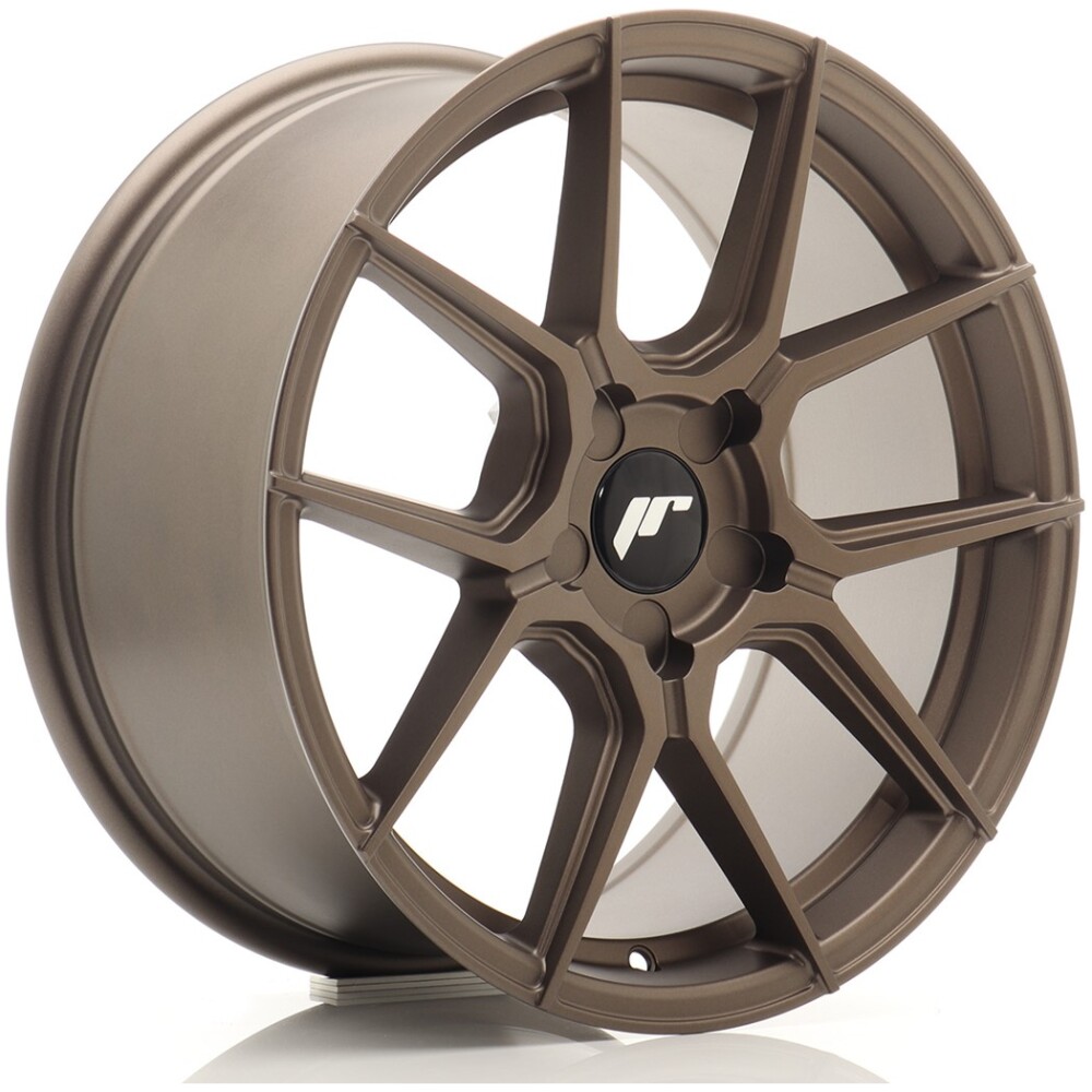 JR Wheels JR30 17x8 ET20-40 5H BLANK Matt Bronze