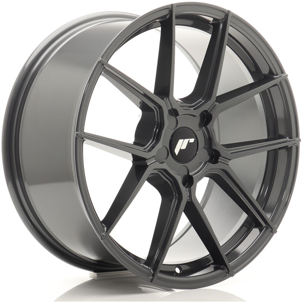 JR Wheels JR30 19x8 ET20-40 5H BLANK Hyper Gray