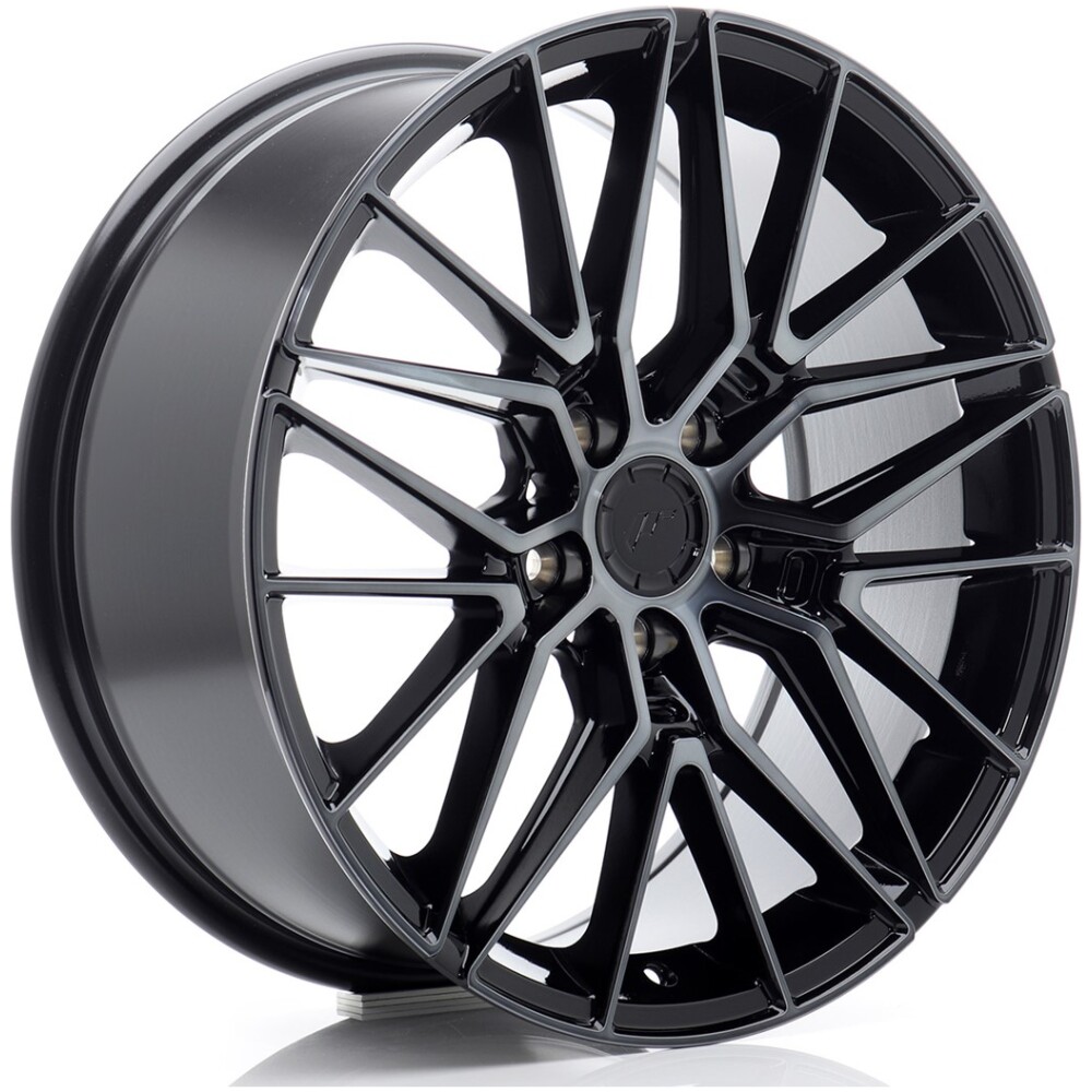 JR Wheels JR38 18x8 ET42 5x112 Black Machined w/ Tinted Face