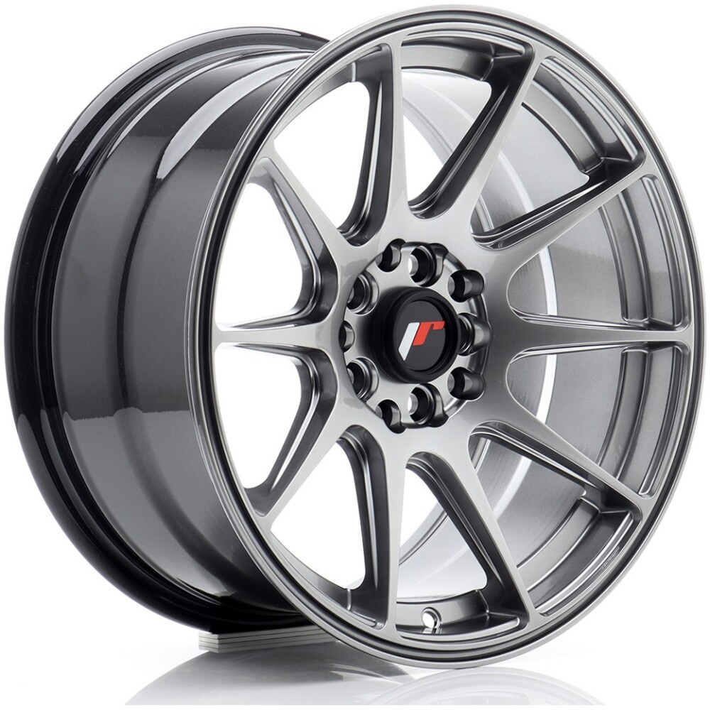 JR Wheels JR11 16x8 ET25 4x100/108 Hyper Black